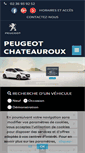 Mobile Screenshot of peugeot-chateauroux.fr